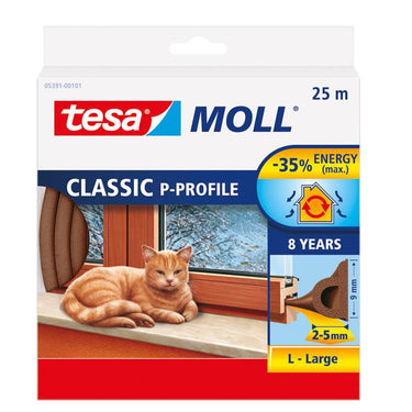 Tesa 1003330 - moll cl.p profiel br.25m | 10 stuks