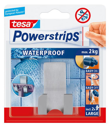 Tesa 1005374 - powerstr wp scheerm.rvs | 6 stuks