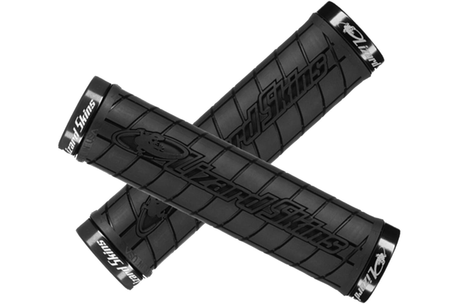 Lizard skins - logo lock-on handvaten jet black