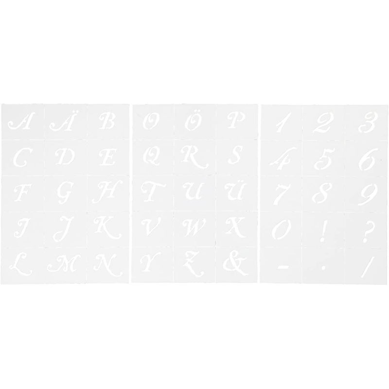 Load image into Gallery viewer, Creativ company https: www.cchobby.nl letters-en-cijfers-sjabloon-h-20-30-mm-a5-vel-148x210-mm-3-vel-1-doos

