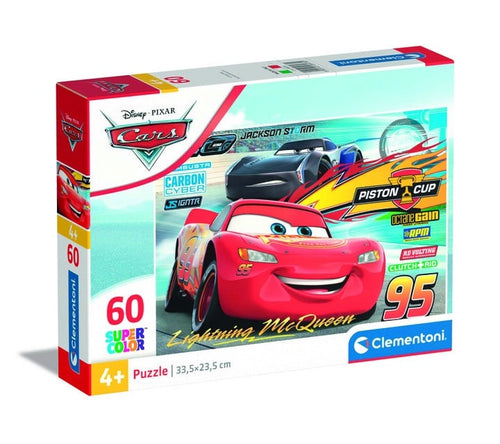 Clementoni legpuzzel super color cars 3, 60st.