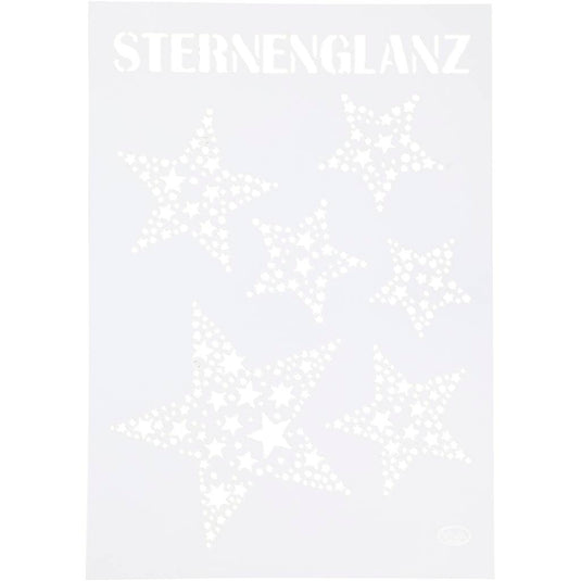 Https: www.cchobby.nl flexibel-sjabloon-sterren-a4-vel-210x297-mm-1-stuk
