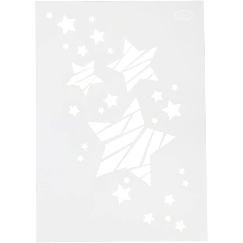 Load image into Gallery viewer, Https: www.cchobby.nl flexibel-sjabloon-sterren-a4-vel-210x297-mm-1-stuk-26979
