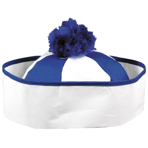 Boland navycap blauw wit, mt 56-58