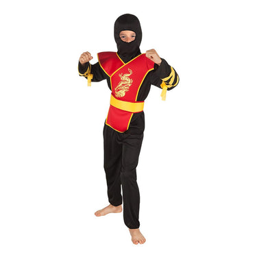 Boland kinderkostuum ninja meester, 7-9 jaar