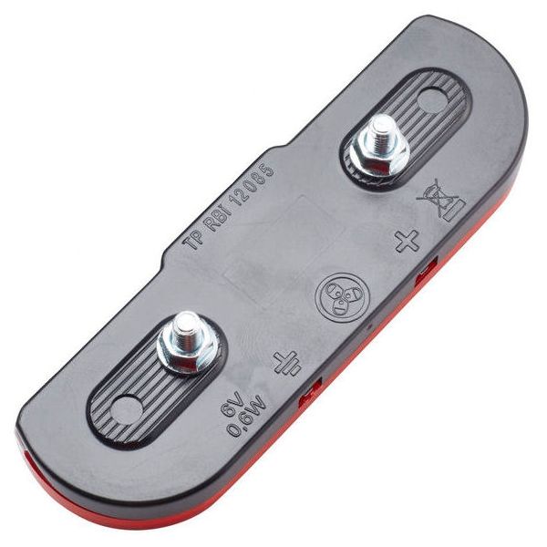 Load image into Gallery viewer, Trelock dragerachterlicht ls613 duo flat - 50mm (montageverpakking)
