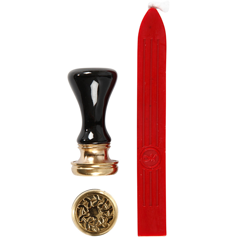 Load image into Gallery viewer, Creativ company https: www.cchobby.nl zegel-set-d-17-mm-rood-1-set
