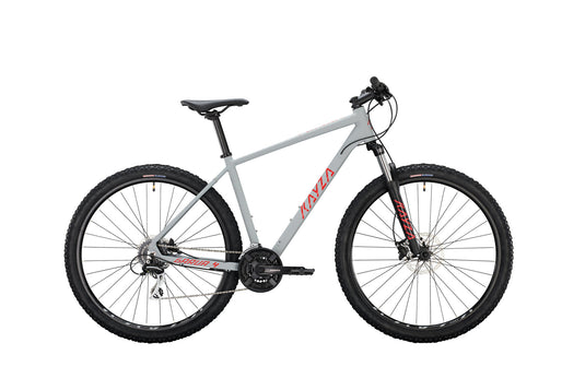 Kayza mtb hardtail garua 4 mod. 22 bike garua 4 29 46 hardtail 24sp grey red