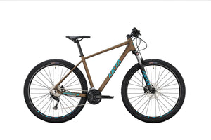 Kayza mtb hardtail garua 6 mod. 22 bike garua 6 29 41 hardtail 27sp brown blue