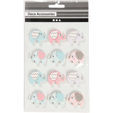 Http: www.cchobby.nl 3d-stickers-olifanten-h-25-mm-b-31-mm-dikte-7-mm-12-stuk-1-doos