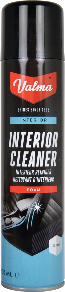 Valma interieurreiniger – schuimreiniger voor auto-interieur – verwijdert vuil en vlekken – geschikt voor leer en kunststof - 400ml