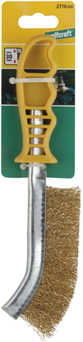 Load image into Gallery viewer, Wolfcraft handdraadborstel | rvs | 265mm | 1 stuk - 2717000
