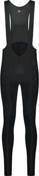 Bbb cycling thermal essence lange fietsbroek heren met zeem en bretels - thermo wielrenbroek - fiets broek winter - zwart - maat s - bbw-441