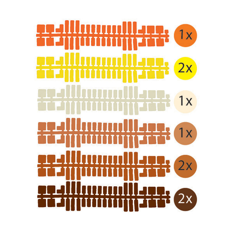 Load image into Gallery viewer, Ministeck kleurenstrips, 9st.
