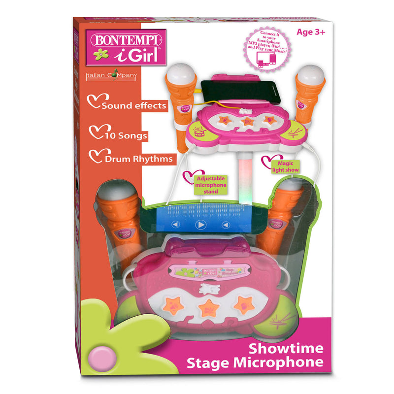 Load image into Gallery viewer, Bontempi stage microfoon roze
