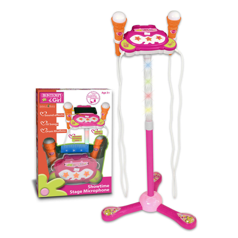 Load image into Gallery viewer, Bontempi stage microfoon roze
