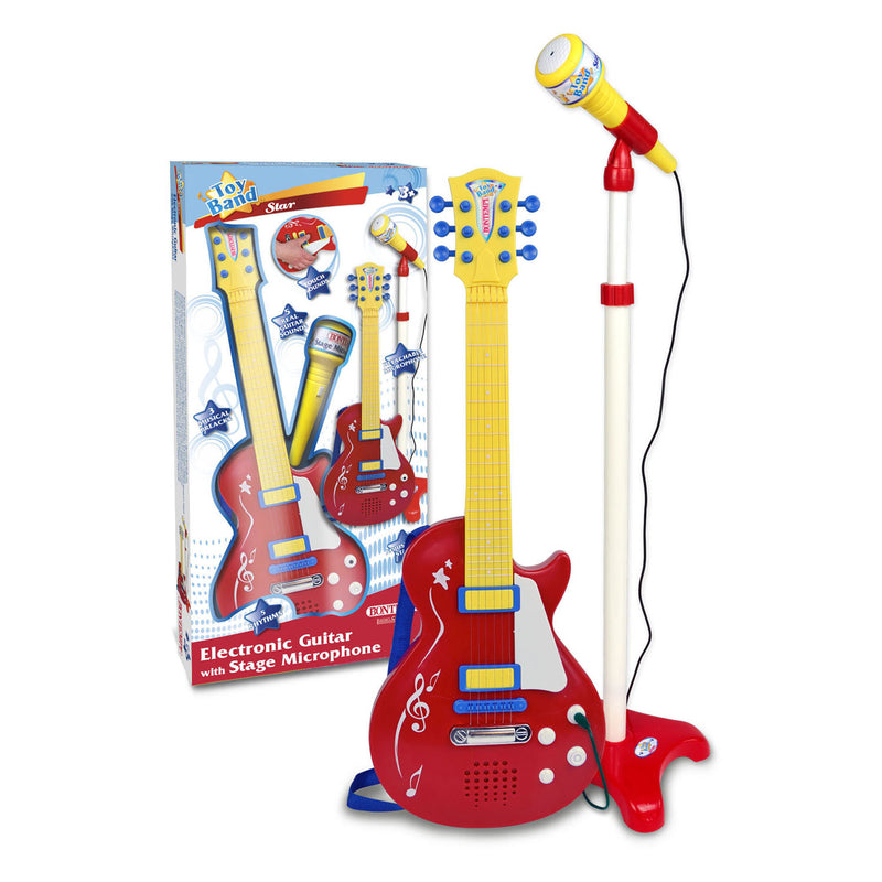 Load image into Gallery viewer, Bontempi Elektrische Gitaar met Stage Microfoon
