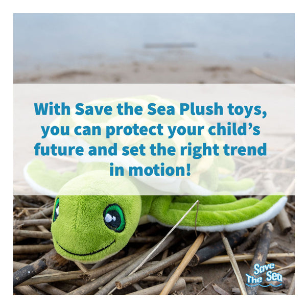 Afbeelding laden in galerijviewer, Tactic save the sea schildpad konna –duurzame knuffel 20x10x7 cm – gemaakt van 4-7 gerecyclede pet flessen – inclusief adoptiecertificaat – educatief speelgoed vanaf 0 jaar – ecologisch pluche – 100% recyclebaar – bescherm de zee – met gratis app
