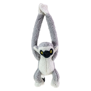 Tactic jungle mates knuffel - lemur maki grijs zwart