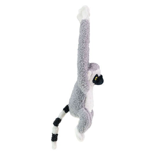 Tactic jungle mates knuffel - lemur maki grijs zwart