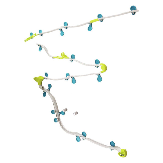 Kosmos gecko run – knikkerbaan - starter set - marble run - verticale knikkerbaan met kleefpads voor gladde oppervlakken