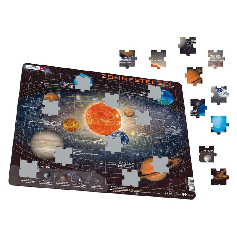 Afbeelding laden in galerijviewer, Larsen legpuzzel het zonnestelsel, 70st.
