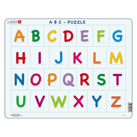 Selecta larsen legpuzzel leren lezen alfabet, 26st.