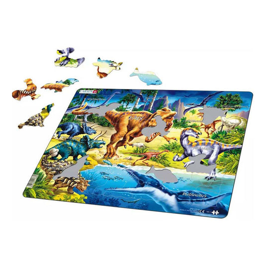 Selecta larsen legpuzzel dieren - dinosaurussen uit het krijt tijdperk , 57st.