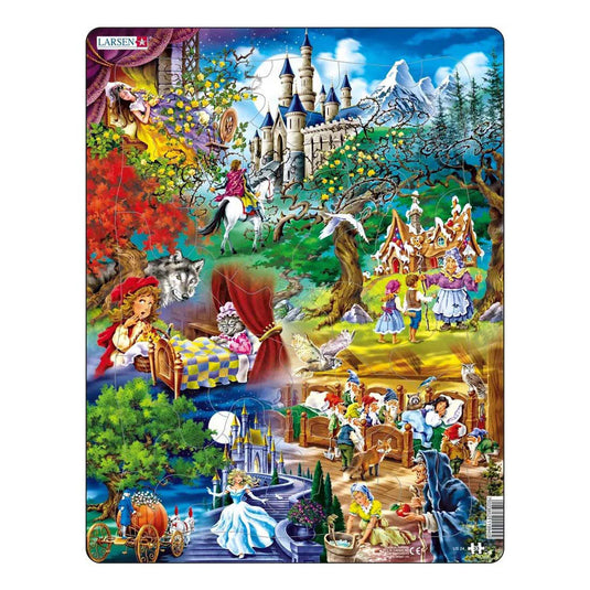 Selecta larsen legpuzzel de sprookjes van grimm, 33st.