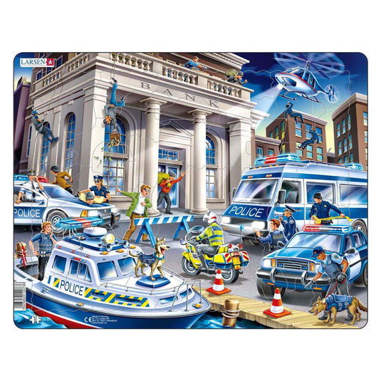 Selecta larsen legpuzzel de politie, 43st.