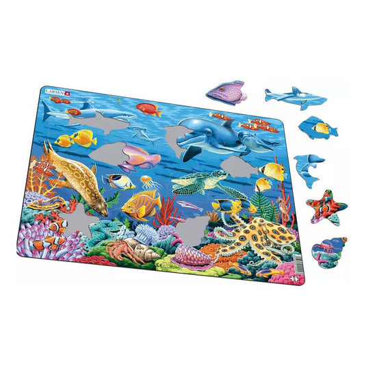 Selecta larsen legpuzzel dieren - koraalrif, 35st.