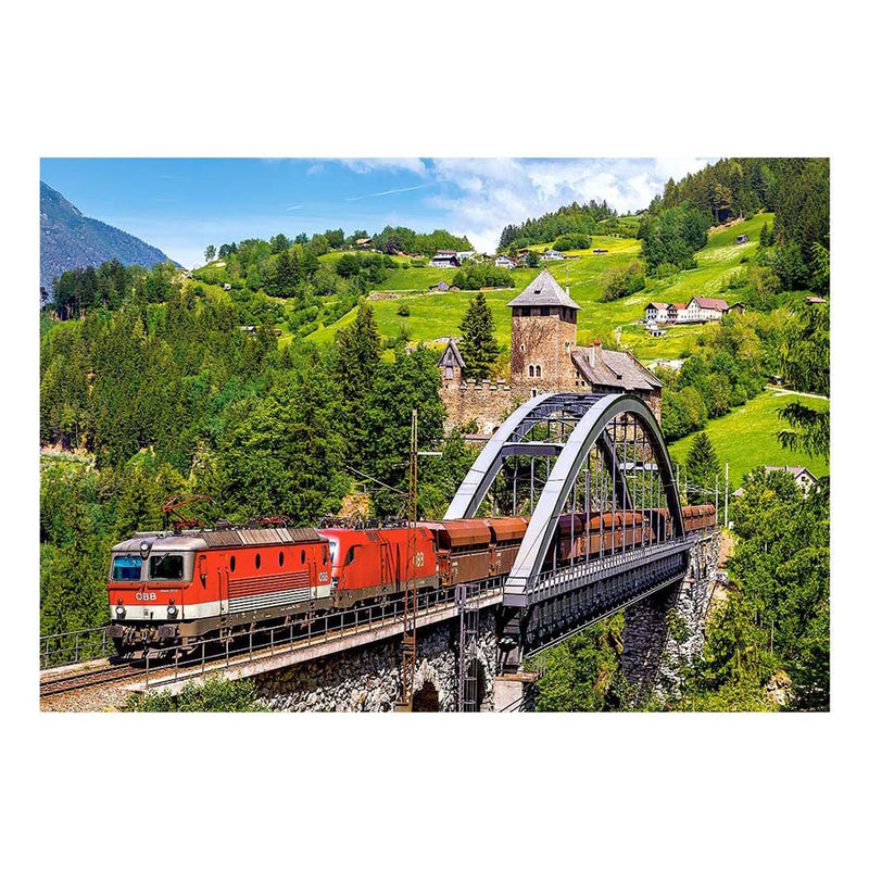 Load image into Gallery viewer, Castorland legpuzzel train on the bridge, 500st.
