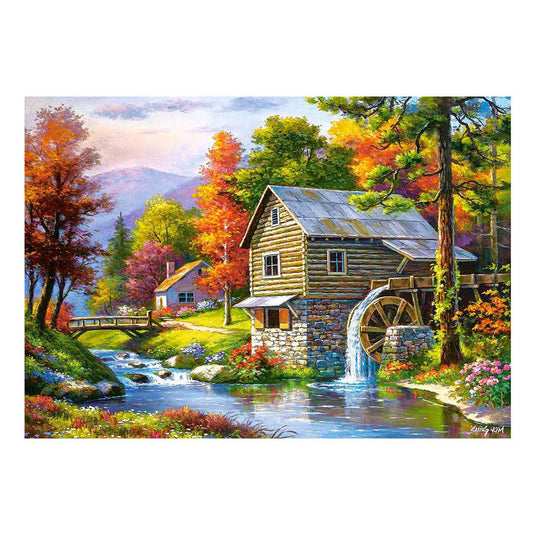 Castorland old sutter’s mill – puzzel – 500 stukjes – satijnen afwerking – perfecte pasvorm – europese kwaliteit