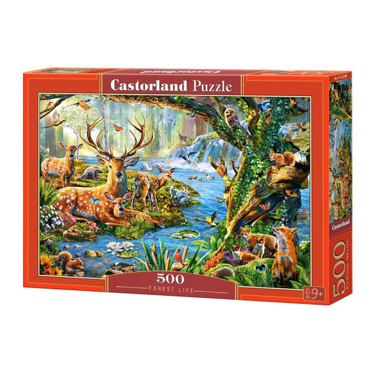 Castorland legpuzzel forest life, 500st.
