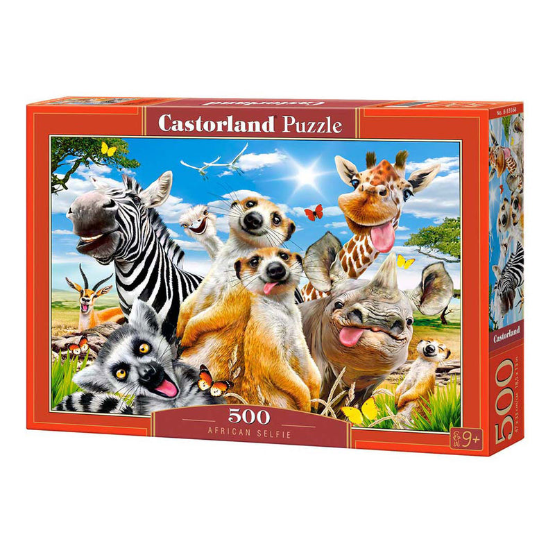 Load image into Gallery viewer, Castorland legpuzzel african selfie, 500st.
