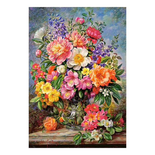 Selecta castorland legpuzzel june flowers in radiance, 1000st.