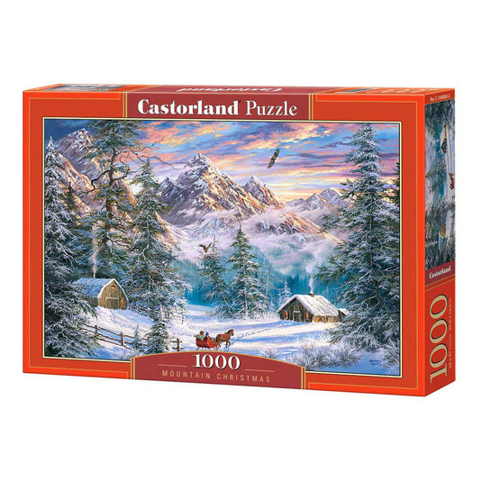 Castorland legpuzzel mountain christmas, 1000st.