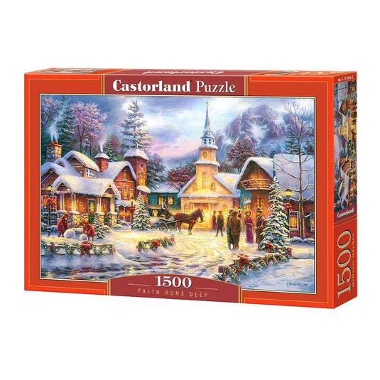 Selecta castorland legpuzzel faith runs deep, 1500st.