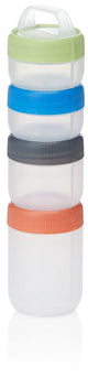 Human gear humangear - stax - small - clear spectrum - starter 4-pack - opbergdoos - stapelbaar - lichtgewicht