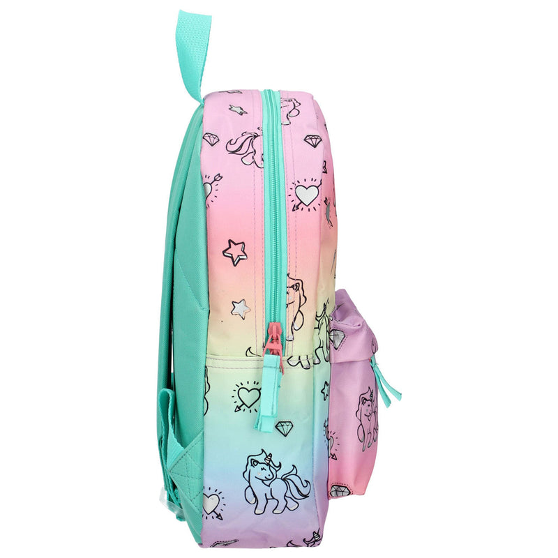 Load image into Gallery viewer, Milky kiss regenboog en eenhoorns rugzak
