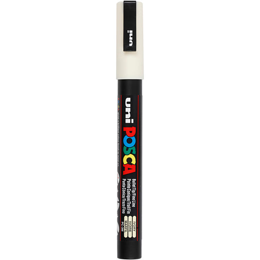 Uni posca https: www.cchobby.nl posca-marker-afm-pc-3m-lijndikte-0-9-1-3-mm-fijn-ivoor-1-stuk