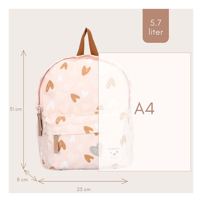 Load image into Gallery viewer, Kidzroom rugzak paris loving days hartjes
