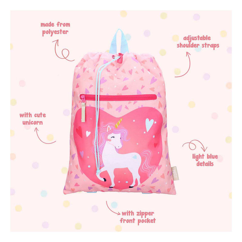 Load image into Gallery viewer, Vadobag pret gymtas happy go lucky eenhoorn
