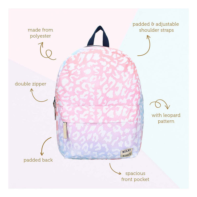 Load image into Gallery viewer, Milky kiss rugzak bold style luipaardprint
