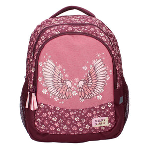 Milky kiss rugzak wild bliss bloemen, 3-vaks