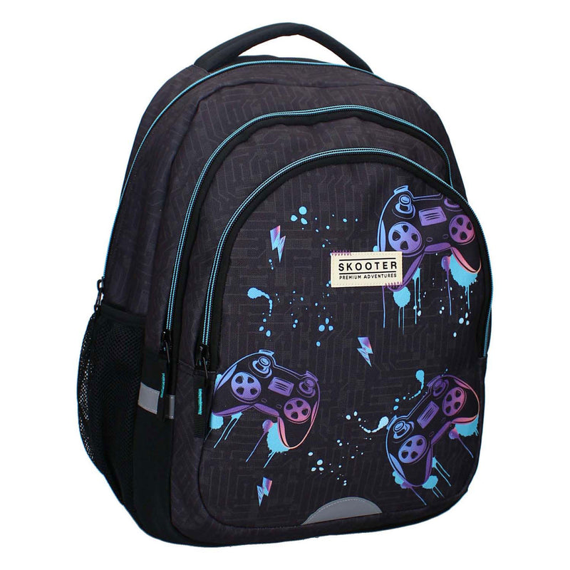 Load image into Gallery viewer, Vadobag skooter rugzak game face on gameprint
