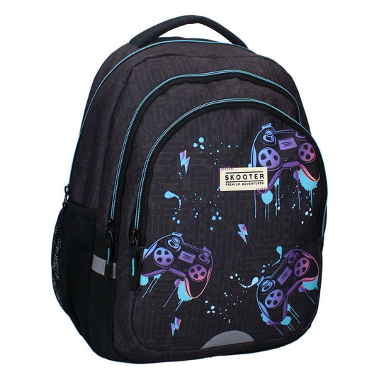 Vadobag skooter rugzak game face on gameprint