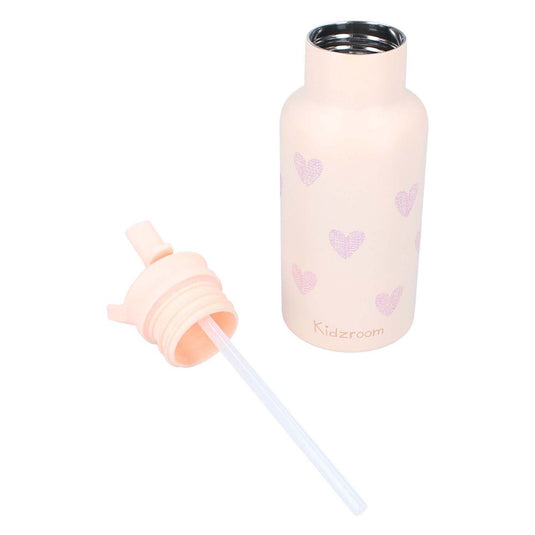 Kidzroom drinkfles sweet sips hartjes, 350ml
