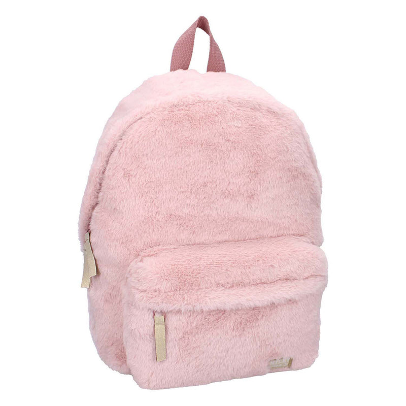 Load image into Gallery viewer, Milky kiss rugzak the wow factor fluffy lichtroze
