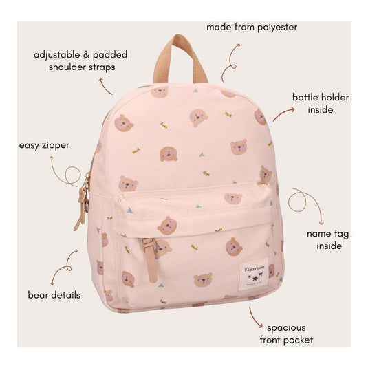 Kidzroom rugzak little story - beige